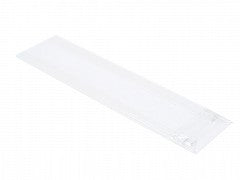 Blokbundspose forseglet bund i cellofan, 9 x 8 x 37 cm.