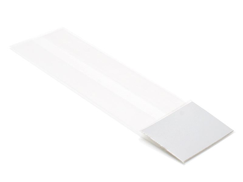 Klodsbundsposer med sølvfarvet karton indlagt i bunden, 6 x 5 x 22 cm.