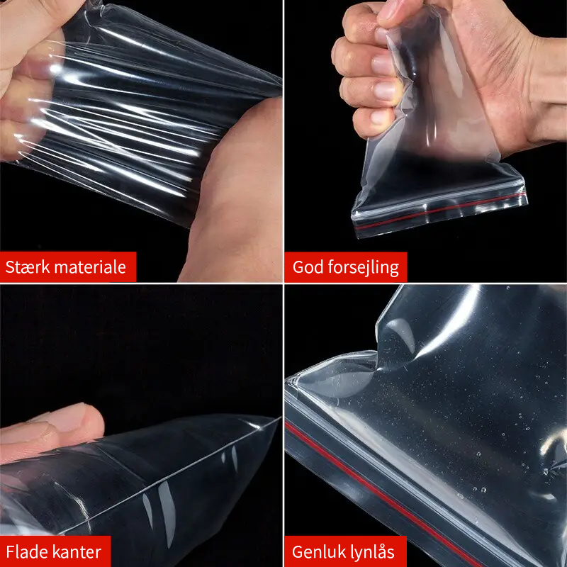 Kvalitet lynlåsposer.