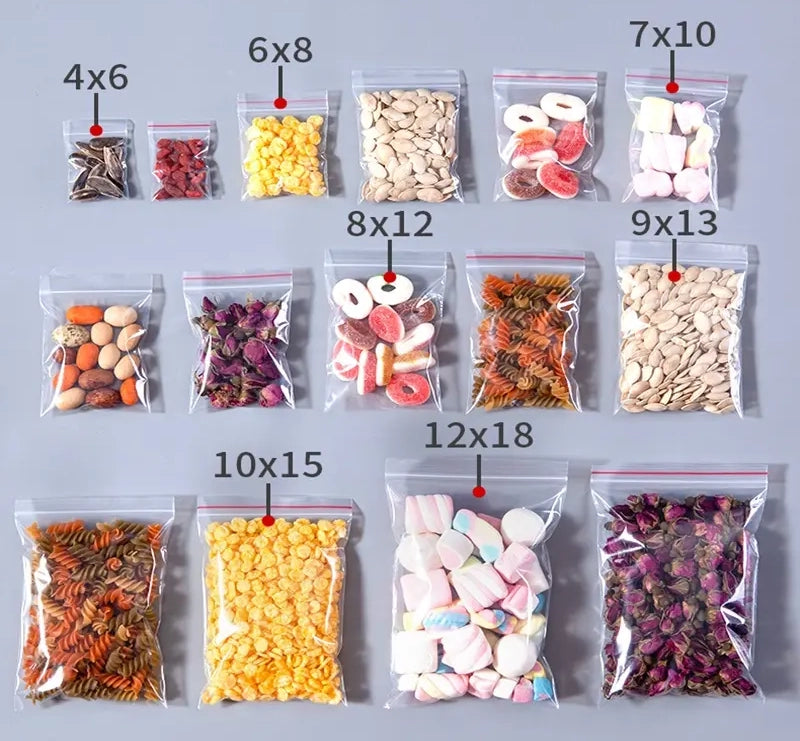 Lynlåsposer størrelser.