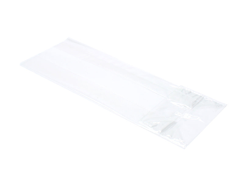 Blokbundspose forseglet bund i cellofan, 12 x 7 x 33 cm. 
